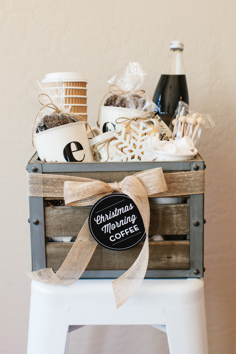 Iced Coffee Gift Basket Ideas  Coffee gift basket, Coffee gift baskets, Coffee  gifts card