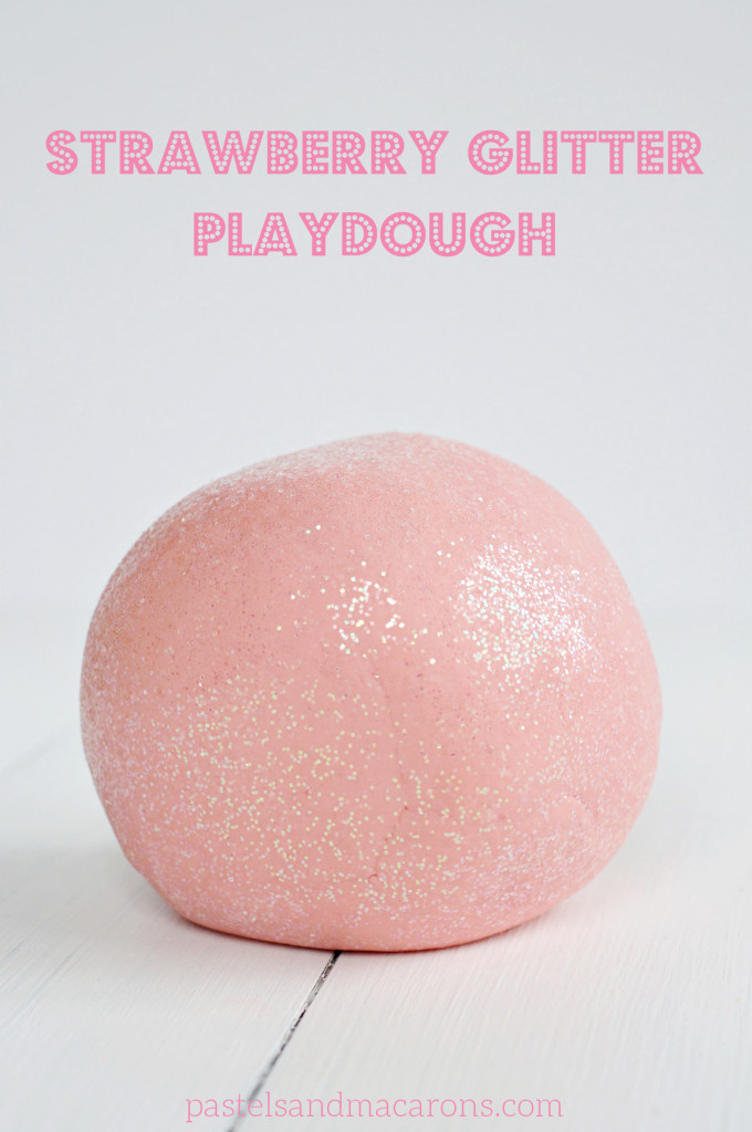 Stawberry-Glitter-Playdough-Pin