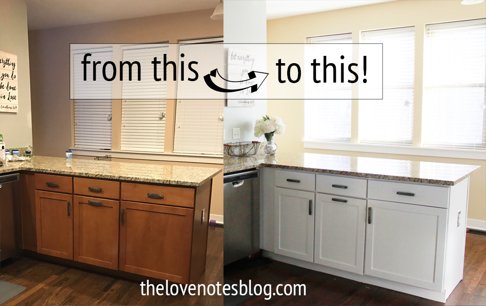 How To Paint Kitchen Cabinets The Love Notes Blog
